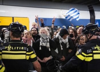 More than 200 arrested at pro-Palestinian protest in The Hague