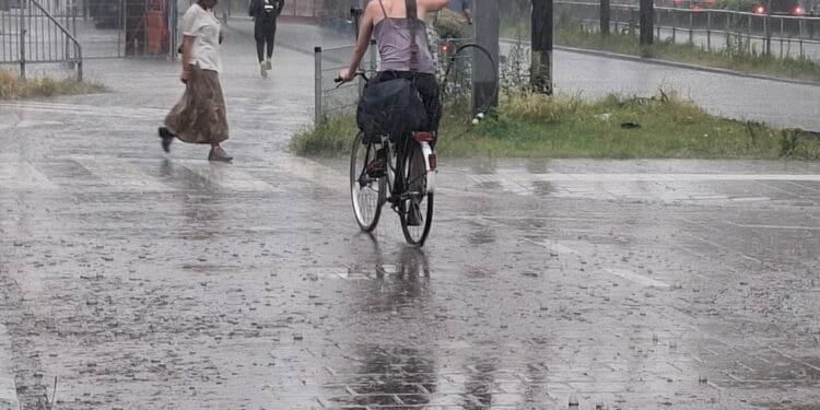 Wet and windy start to the week before milder air moves in