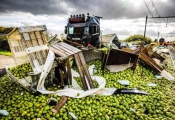 ProRail publishes horror collision film to warn lorry drivers
