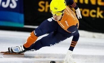 Shorttracker Van ’t Wout wint 1000 meter bij wereldbeker Gdansk