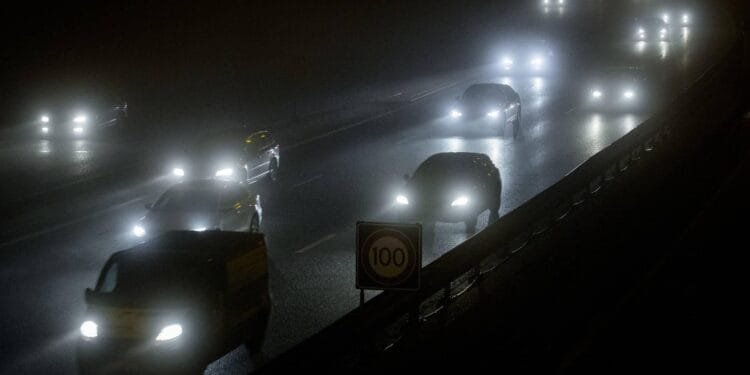 Code geel in oosten en zuidoosten om dichte mist