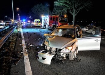 Children with stab wounds found in home of A58 crash driver