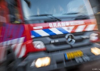 Brand in toren Vondelkerk in Amsterdam