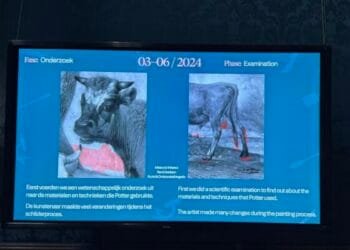 Not a load of bull: Classic painting once showed larger genitals