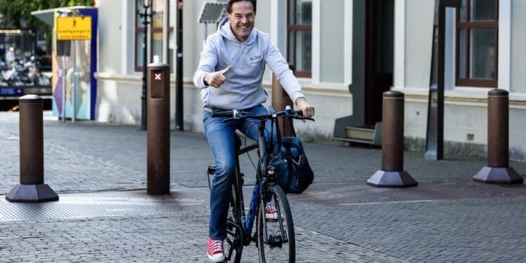 Stand in Mark Rutte’s shoes: signed sneakers up for auction
