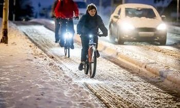 Code oranje om gladheid in het noorden, code geel in andere delen van het land
