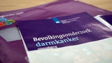 Minder darmkanker dan verwacht, bevolkingsonderzoek werkt