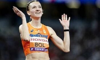 Bol loopt in haar eerste 800 meter meteen Nederlands record