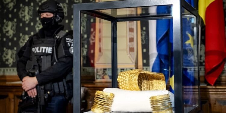 Stolen golden helmet recovered, suspects have struck a deal