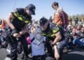 Mass arrests following motorway climate protest near Utrecht