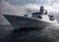 Broadcaster posts tracker to Dutch frigate and follows its route