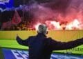 Duel tussen Cambuur en Vitesse definitief gestaakt door vuurwerk