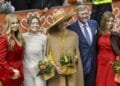Koninklijke familie aangekomen in Dokkum voor Koningsdag