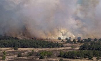 Brand militair terrein ’t Harde ‘helaas niet kleiner geworden’