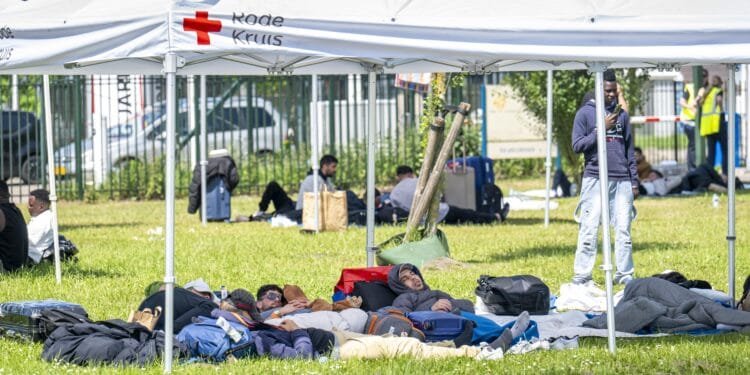 Rode Kruis slaat alarm over situatie in Ter Apel: ‘Vrouwen en kinderen hebben straks ook geen slaapplek’