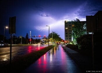 Zaterdagavond code oranje in vier provincies vanwege zwaar onweer