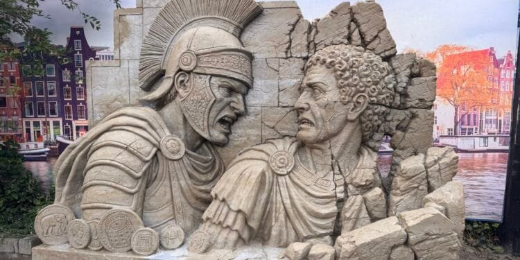 Dutch entry Eternal Rome wins sand sculpting competition